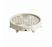 XLWLLNJ Concealed Trolley Saucer Coaster With Low Profile Design And Smooth Glide Mobility Steel Rubber Materials suitable for indoor floors balcony cleaning moving heavy planters, Khaki, Size 5