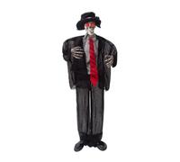 XLWLLNJ Cordless LED Glowing Eyes | Spooky, Standing Skeleton, Electric Skeleton, for Fright House