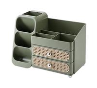 XLWLLNJ Cosmetic Organizer Makeup Organizer Storage Box Lipstick Holder Drawer Organizer with Large Capacity Sections to Reduce Clutter and Keep Items Visible, Array, Green