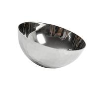 XLWLLNJ Decorative Planter Indoor Plant Pot Flowerpot Metal Container With Dimpled Surface And Copper Tone Finish Suitable for tabletop desktop bookshelf display, Silver Hammered, 26 26 16cm