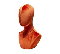 XLWLLNJ Display Head, Mannequin Head, Multifunctional Hat Stand, Hat Holder, Holder, Scarf Holder, Headset/glasses Holder, Salon, Orange