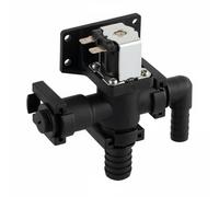 XLWLLNJ Electromagnetic Valve Toilet Inlet Control Unit Solenoid Actuator Plumbing Assembly Hose Connector Mounting Bracket Secure Attachment Build Consistent, 24V