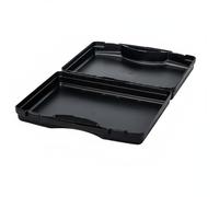 XLWLLNJ Equipment Case Storage Container Hard Carrying Case Tool Box Instrument Box Reinforced Latch Sturdy PP Suitable for Travel Workshop Office, PP-105 Outer 390x310x47mm, Inner 390x310x94mm