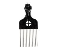 XLWLLNJ Hair Pick Comb Wide Detangling Metal Handle Styling Tool for Hair Easy to Wash for African American Women Salon Home, Type 4