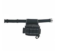 XLWLLNJ Industrial Pouch Tool Belt Holster Organizer Pouch Carrier Waterproof Oxford Canvas Adjustable Waist Form with Multiple Pockets and Loops Suitable for, Black Gray