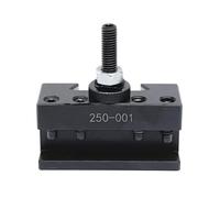 XLWLLNJ Lathe Cutting Clamp Tool Holder Quick Change Tool Post with Threaded Clamp Screw Hexagonal Nut and Knurled Height Adjustment for Workshop Machining, 250-001