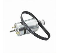XLWLLNJ Miniature Lathe Component Drive Pulley Timing Belt Spindle Pulley Metal Rubber Assembly Stable Belt Driven Motion Replacement Kit Suitable for Hobby, 795 Motor + 5MM Pulley + 118XL Belt