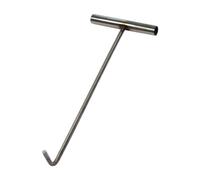 XLWLLNJ Multipurpose Lifting Hook for Sewer Pipes. Simple Hook for Sewer Pipes, Covers and Plugs for Drains, 38cm Dia 8cm