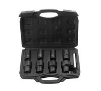XLWLLNJ Nut Extractor Socket Set Bolt Remover Lug Nut Extractor Impact Socket Broken Fastener Removal Kit with Cr Construction Non Slip Grip and Storage Case