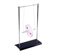XLWLLNJ Physics Experiment Pendulum Wheel Apparatus Demonstrator Device Equipment With Classic Maxwell Wheel And Metal Stand, Maxwell S Pendulum