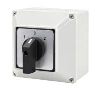 XLWLLNJ Rotary Switch Enclosure 32A Enclosed Electrical Selector with White Housing and Compact Panel Integration for Reliable Circuit and Load