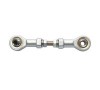 XLWLLNJ Small Rocker Arm Linkage Rod Connector Assembly With Adjustable Length Ball Joint End Movement Lock Nut Hold Pure Steel Construction suitable for, Small