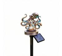 XLWLLNJ Solar Walkway Light Resin Figurine Garden Stake Lantern Wire Setup Night Brightness Suitable for paths flowerbeds patio outlines landscape highlights