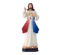 XLWLLNJ Statuette of Jesus - of Divine Mercy, Catholic Figurine, Gift for Library, Sculpture
