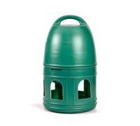 XLWLLNJ Watering Device Hanging Chicken Waterer Feeder Drinker Dispenser With Handle Cylinder Body Clean Water suitable for coops lofts backyard pens small scale farming, Green, 5L