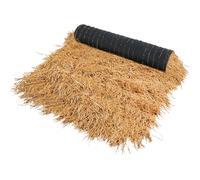 XLX TURF Synthetic Thatch Grass Roof for Tiki Bar Fireproof Mexican Grass Tropical Party Decorations, Artificial Straw Roll Garden Fence Patio, DIY Crafts, 15.74" x 4'