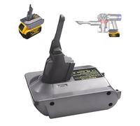 XLX V7 V8 Battery Adapter Compatible with Dewalt 20V Battery Converted to Replacement for Dyson V7 V8 Battery SV10 SV11 Series Animal Absolute Motorhead Pro HEPA Cordless Stick Vacuum Cleaners