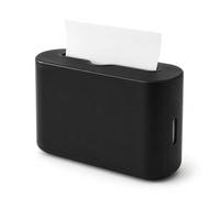 Xlxker Multifold Paper Towel Dispenser Countertop, Hand Towel Dispenser for Bedroom, Bathroom, Kitchen, Toilet (Black)