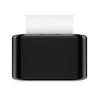 Xlxker Multifold Paper Towel Dispenser Countertop, Hand Towel Dispenser for Bedroom, Bathroom, Kitchen, Toilet (Black)