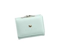 XLyrriun Small Women Wallet Loving Heart Short Women's Wallet Card Holder Girls Mini Woman Fashion Lady Coin Purse for Female Clutch Bag for Cash, Card(Green)