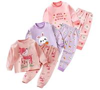 XM-Amigo 3 Thermal Set Kids Base Layer-Top & Bottoms,Baby Girls Thermal Underwear Heating Long Underwear and Long Johns,Long Underwear Pants Thermal pajamas