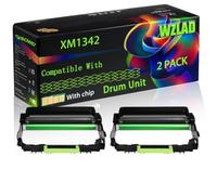 XM1342 Compatible for Lexmark Drum Unit with Chip B3340 dw B3442dw M1342 MB3400Series MB3442adw Printers (2-Pack Black)