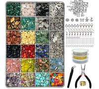 Xmada Jewelry Making Supplies Kit - 1587 PCS Beads, Crystal Beads, Jewelry Pliers, Beading Wire, Earring Hooks, Rings, Bracelets for Girls and Adults