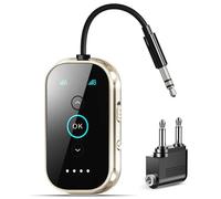 Xmagpot Ultra Bluetooth 5.4 Transmitter Receiver - CNC Aluminum & Ceramic Glass | Dual Link for 2 AirPods/Headphones | aptX Adaptive/HD Audio | Wireless Transmitter for Airplane/TV/Car/Gym