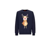 Xmas 2025 Reindeer ASR Adult Sweatshirt - Navy Blue