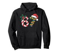 Xmas 67 Candy Canes Santa Christmas 67 Humor Pullover Hoodie