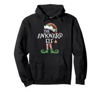 Xmas Awkward Elf Matching Family Group Christmas Elf Funny Pullover Hoodie