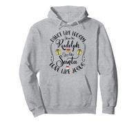Xmas Dance Like Frosty Shine Like Rudolph Love Like Jesus Pullover Hoodie