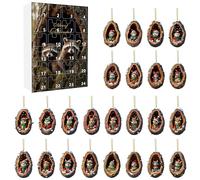 Xmas Decor 2025 Christmas Countdown Calendar Cute Acrylic Decoration Gifts Box For Family And Friend Xmas Home Decoration