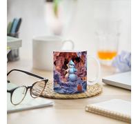 Xmas Decor Christmas Ceramic Coffee Mug Christmas Snowman Cup Gift Xmas Decor