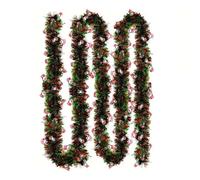Xmas Decor Figurine Christmas Santa Claus Color Strip Decoration Mood Background Arrangement Decor Accessories