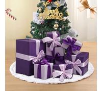 Xmas Decor for Home Matte Christmas Decorations Accessories Box Christmas Under Tree Decorations Set of 7 Home Decoration