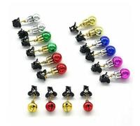 Xmas Decor Ornament Beard Ornaments The 16pc Colorful Christmas Facial Hair Baubles for Men in The Holiday Easy Attach Mini Mustache Ornament for Window
