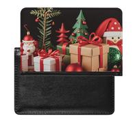 Xmas Decoration Christmas Gift Passport Holder ID Card Protector Case Holder Travel Pack Unisex-adult Waterproof Passport