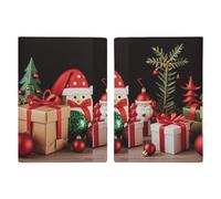 Xmas Decoration Christmas Gift Passport Holder Personalized Passport Wallet for Women Men Travel Document Organizer Holder