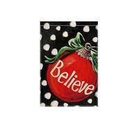 Xmas Decoration Merry Christmas Garden Flag Courtyard Festival Ambiance Decoration Happy Hanging Flag Outdoor Garden Grass Courtyard Christmas Home