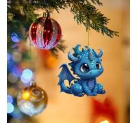 Xmas Decorations 2D Adorable Flying Baby Christmas Ornament Unique Shape And Design Adding A Glimmer To The Holiday Atmosphere (A, One Size)