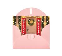 Xmas Decorations Exquisite Pearl Paper Holiday Cards, Birthday Cards, Suitable For Christmas, Valentine'S Day, Wedding Anniversary And Party Invitation Cards.