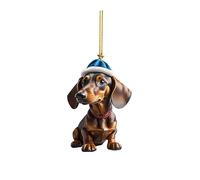 Xmas Decorations Sale Clearance Dog Car Hanger Bauble Household Christmas Tree Decoration Christmas Ornament Baubles Acrylic Xmas Decor for Home Holiday Party