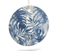 Xmas Decorations Summer Decorative Palm Leaves Banana Leaves Christmas Decoration Double Sided Pendants For Girls Outdoor Holiday