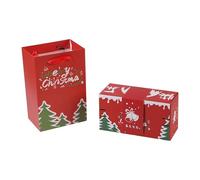Xmas Decorative Merry Christmas Surprise Box Box Creating Surprising Red Envelope Bouncing Romantic for Stylish Indoor Winter Decor