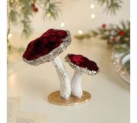Xmas Exquisite Pumpkin Foam Ornaments Christmas Decorations Light Up Your Holiday and Create A Warm Christmas Atmosphere (C, 15x10x15cm)