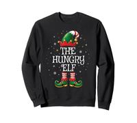 Xmas Family Matching Men Women The Hungry Elf Christmas Sweatshirt