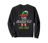 Xmas Family Matching Men Women The Jewish Elf Christmas Sweatshirt