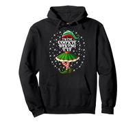 Xmas Family Matching Women I'm The Cookie Elf Christmas Pullover Hoodie