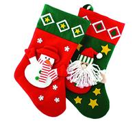 Xmas Felt Santa Snowman Stocking 40CM X 25CM
